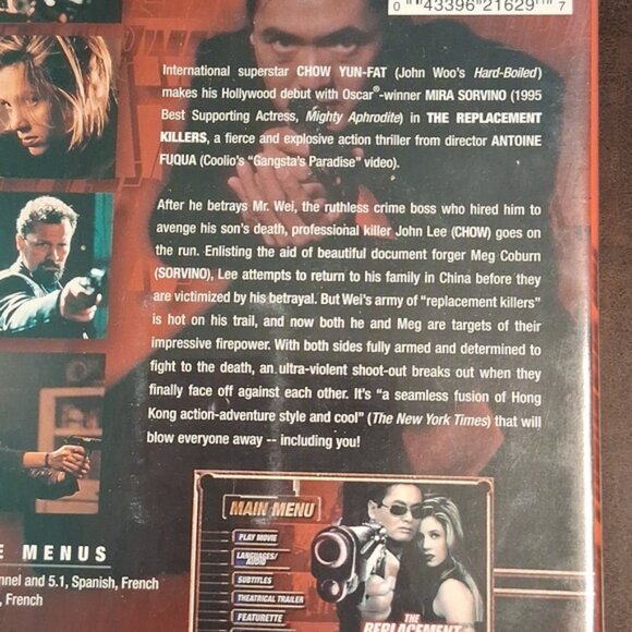 Replacement Killers DVD - Picture 3 of 4